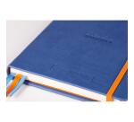 Rhodiarama Goalbook rembordé rigide A5 240 pages dot papier ivoire 90g - Saphir