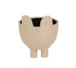 Cache pot chat 9x9x10,5cm - Kraft