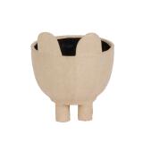 Cache pot chat 9x9x10,5cm - Kraft