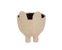 Cache pot chat 9x9x10,5cm - Kraft