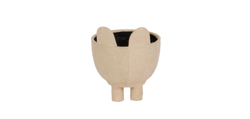 Cache pot chat 9x9x10,5cm - Kraft