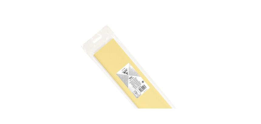 PAPIER CRÉPON, Sachet de 1 feuille pliée 75% au format 2,50x0,50m