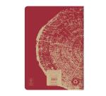 Cahier piqué FOREVER PREMIUM 100% recyclé A4 96 pages ligné papier recyclé blanc 90 g - Rouge brique