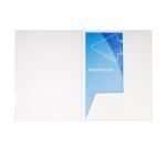 Paquete de 20 Carpetas con 2 solapas Exacompta Chromolux 250 g/m2 - Blanco