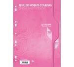 Feuillets mobiles sous film 7000 A4 100 pages perforées grands carreaux 80 g