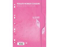 Feuillets mobiles sous film 7000 A4 100 pages perforées grands carreaux 80 g