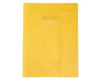 Protège-cahiers grain cuir PVC 22/100ème 24x32 cm - Jaune