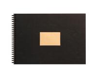 Kraft album spiralé 60F A4 90g - Noir
