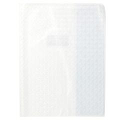 Protège-cahiers grain losange PVC 18/100ème avec porte-étiquette A4