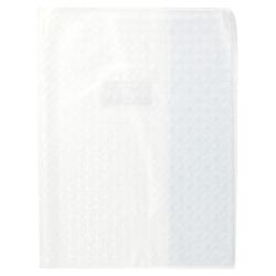 Protège-cahiers grain losange PVC 18/100ème avec porte-étiquette A4