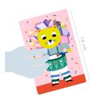 Boîte créative, Papier vitrail - Multicolore