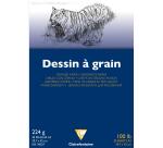 Dessin à Grain bloc collé 20F A3 224g