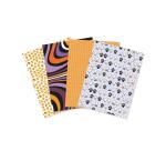Assortiment 4 papiers foil Halloween - Assortiment