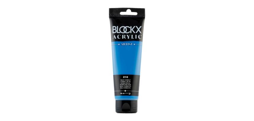 Peinture acrylique fine tube 120ml - Bleu cobalt