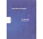 Cahier d'écriture piqué 7000 17x22 cm 32 pages double ligne 3 mm + interligne verticale 70 g - Assortis