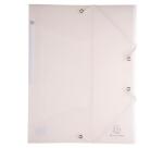 Carpeta Exacompta con gomas y 3 solapas Polipropileno 5/10º Chromaline - A4 - Incoloro