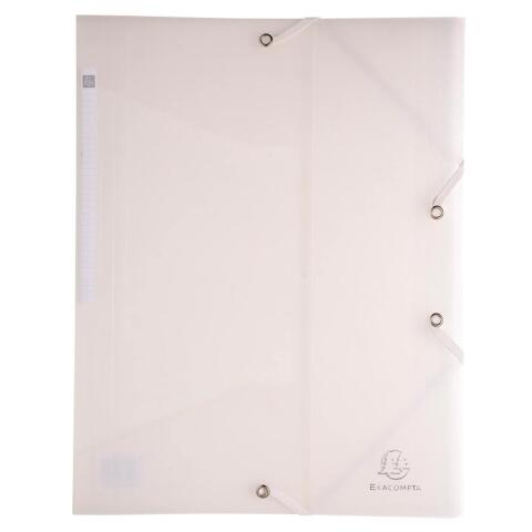 Carpeta Exacompta con gomas y 3 solapas Polipropileno 5/10º Chromaline - A4 - Incoloro