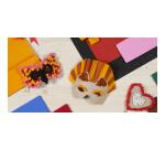 CRÉPON IGNIFUGÉ, Paquet de 10 feuilles 38g/m2 au format 2,50x0,50m - Assortiment