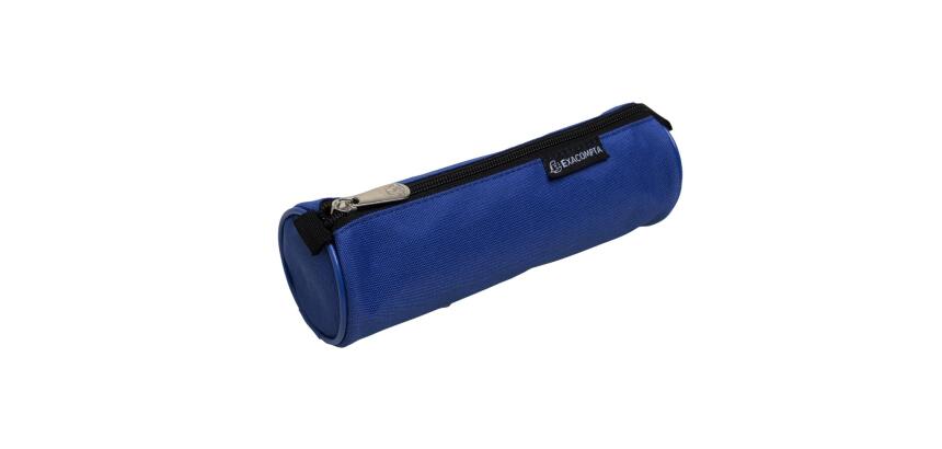 Trousse ronde Polyester Opak - 22,5x7,5cm - Couleurs assorties