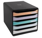 BIG-BOX PLUS Aquarel black/glossy pastel - Assorted colours