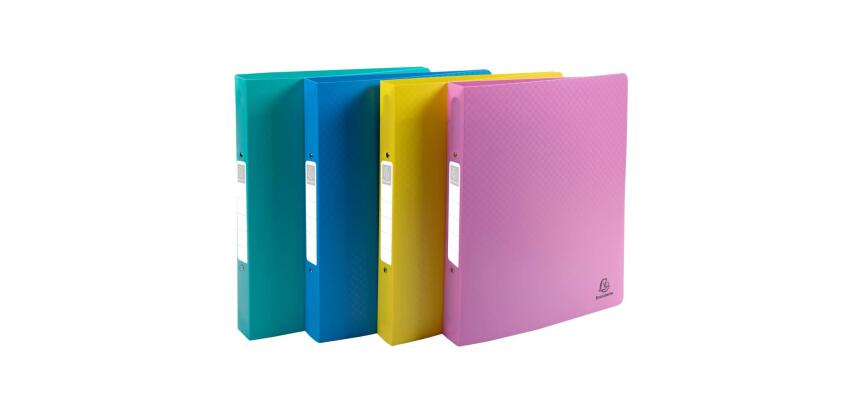 Classeur 2 anneaux 30mm polypropylène Forever Young - A4 Maxi - Couleurs assorties