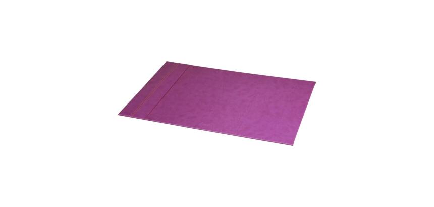 Rhodiarama sous-main rigide simili cuir italien 60x40 cm - Violet