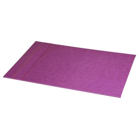 Rhodiarama sous-main rigide simili cuir italien 60x40 cm - Violet
