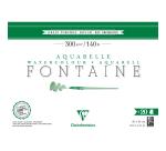 Fontaine bloc collé 4 côtés 20F 26x36cm 300g grain torchon