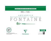 Fontaine bloc collé 4 côtés 20F 26x36cm 300g grain torchon