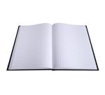 Registre 315X245 Quadrillé 200 pages foliotées - Noir toilé