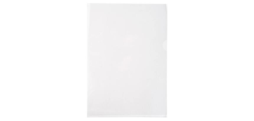 Packung mit 10 Aktensichthüllen aus glattem und festem PVC 130µ, für Format DIN A4