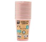 Vasos de cartón sin plástico - 20 cl - Ø 7 cm