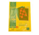 Sachet de 100 pochettes coin polypropylène lisse Premium - A4 - Couleurs assorties