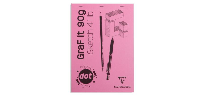 GraF'it dot bloc agrafé 80F A5 90g