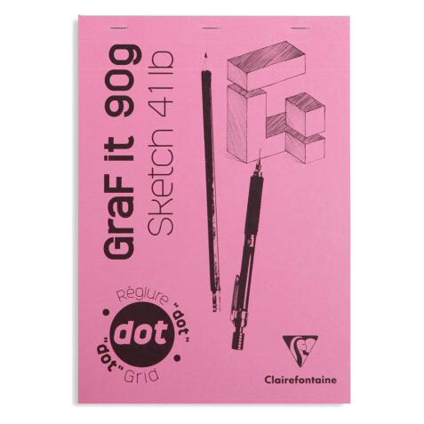 GraF'it dot bloc agrafé 80F A5 90g
