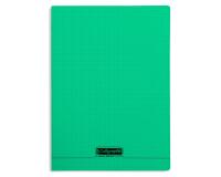 Cahier piqué 8000 POLYPRO 24x32 cm 96 pages petits carreaux 90 g - Vert
