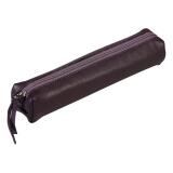 Lawrence CUIR Trousse SLIM 19,5x2,5x4 cm Aubergine
