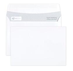 Boite de 500 Enveloppes Blanches C6-114x162mm - Auto-Adhésives - 80g/m2 - Blanc