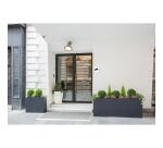 Panneau PVC adhésif antidérapant Video surveillance 20x20 cm - Blanc