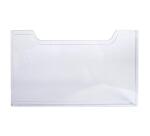 Panel de cubierta de distribuidor folletos de pared - A4 horizontal - 0 ,6 x 32,7 x 18,8 cm - 6x327x188 mm