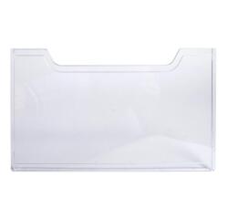 Panel de cubierta de distribuidor folletos de pared - A4 horizontal - 0 ,6 x 32,7 x 18,8 cm - 6x327x188 mm