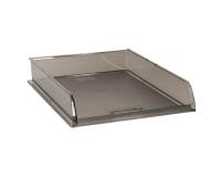 Corbeille à courrier B4 Office - Gris transparent