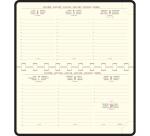 Agenda de poche Temporel 16S Spiralé Duo Kaa 9 x 16 cm Semainier Janvier à Décembre 2026 - Couleurs assorties