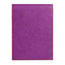 Rhodiarama porte-bloc avec porte-crayon + bloc N°12 ligné - Violet