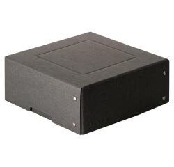Caja de almacenamiento PureBox Negro de Exacompta 21 x 21 x 8.5 cm de alto