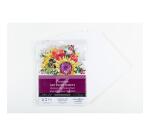 Sachet 12 feuil Zeta 270g - 20,3x25,4cm - Blanc