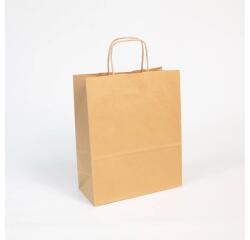 Paq.25 sacs kraft brun vergé, 22x10x27cm - Kraft