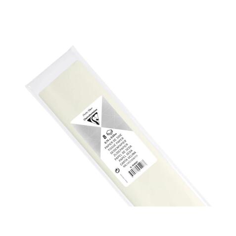 PAPIER DE SOIE, Sachet de 8 feuilles pliées 18g/m2 au format 50x75cm