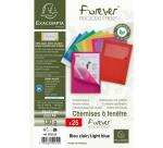 Packung mit 25 Fenstermappen Forever 130g, 22x31 cm für DIN A4, plastikfrei