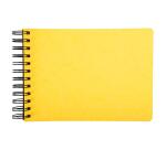 Album photos à spirales 50 pages noires - Format 23x16cm - AQUAREL - Couleurs assorties